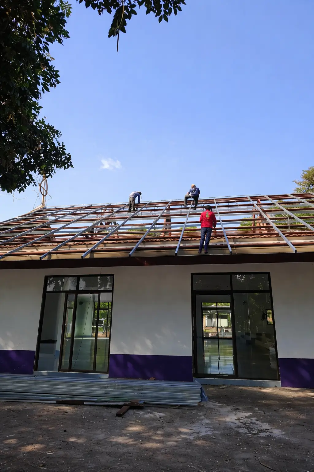 หลังซ่อมหลังคา