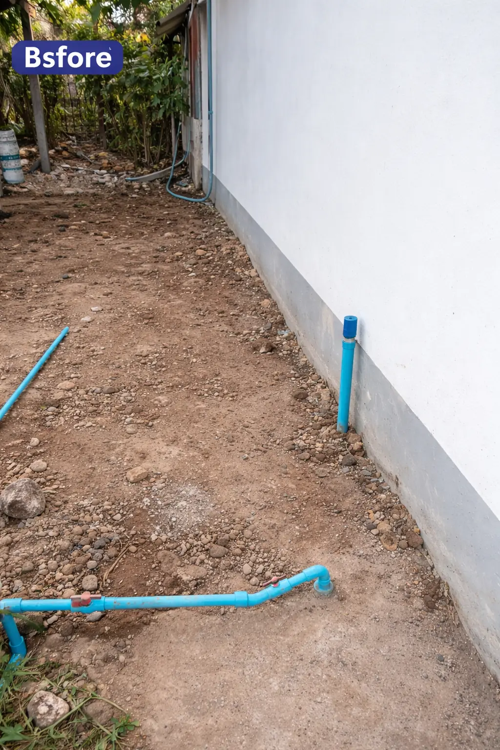 หลังซ่อมระบบประปา